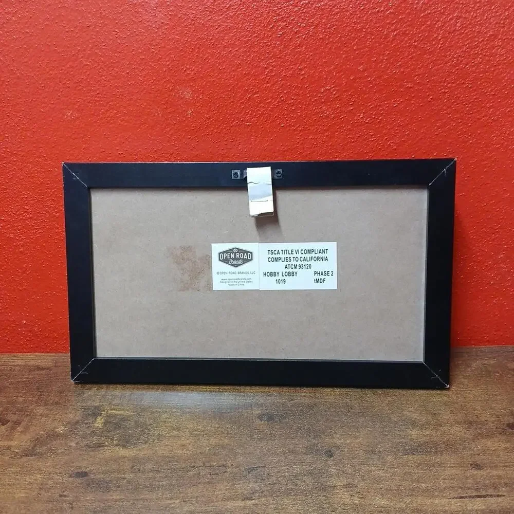 Framed 12x7